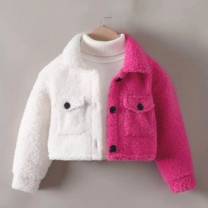 SHEIN Girls teddy jacket